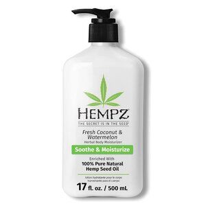 Hempz Fresh Coconut & Watermelon Moisturizer, 17 Oz.